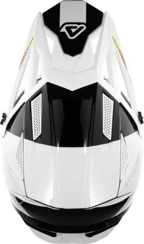 Acerbis Motocrosshelm T711 - weiss-schwarz