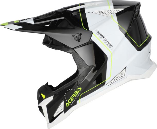 Acerbis Off-road helmet T711 - black-white
