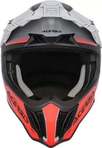 Acerbis Motocrosshelm AIRSTRIKE-X - grau-rot