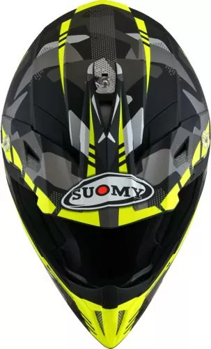 Suomy Off-road helmet X-Wing Camouflager - black matt-yellow