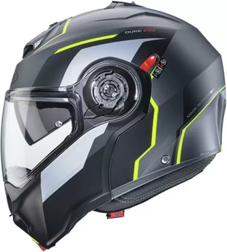 Caberg Flip-up helmet Duke Evo Move - anthracite-black-yellow fluo