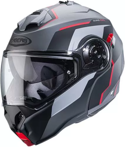 Caberg Flip-up helmet Duke Evo Move - matt anthracite-black-red