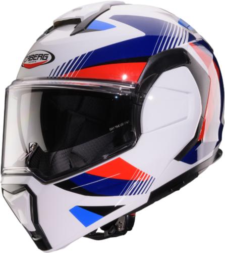 Preview: Caberg Flip-up helmet Trip Lunar - white-blue-red