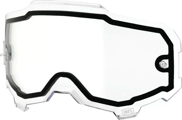 100percent Armega/ARmatic Replacement - Dual Pane Clear Lens