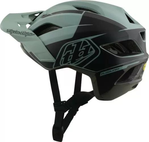 Troy Lee Designs Flowline Se Helmet W/Mips - Hydro green-dark gray
