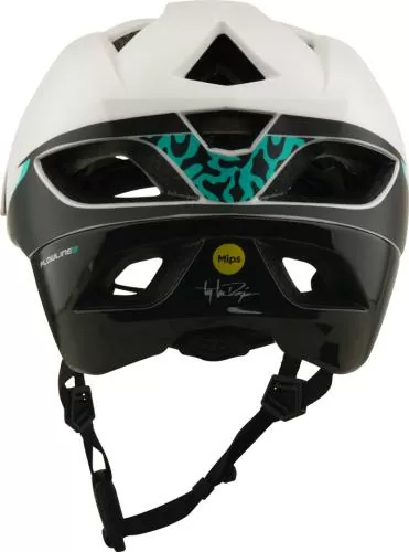 Troy Lee Designs Flowline Se Helmet W/Mips - Stacks beige-turquoise