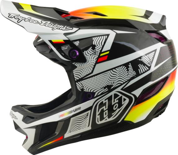 Preview: Troy Lee Designs D4 Carbon Helmet W/Mips - Lined Up black