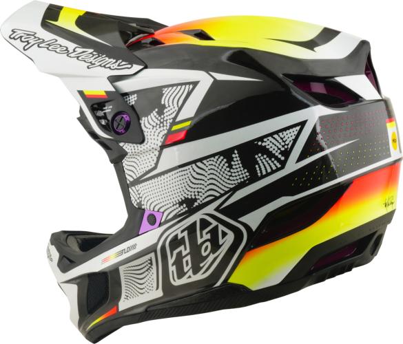 Preview: Troy Lee Designs D4 Carbon Helmet W/Mips - Lined Up black
