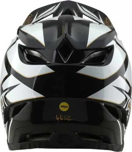 Troy Lee Designs D4 Composite Helmet W/MIPS - Ghostwing weiss