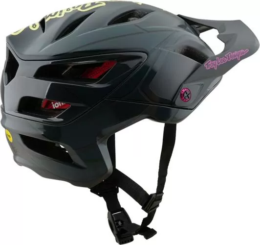 Troy Lee Designs A3 Helmet W/MIPS - Ghostwing grau
