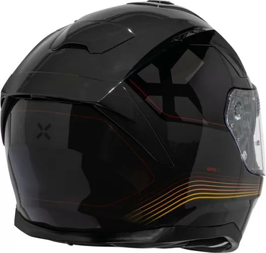 iXS Rapid 2.0 Graphic Integralhelm - schwarz-dunkelgrau