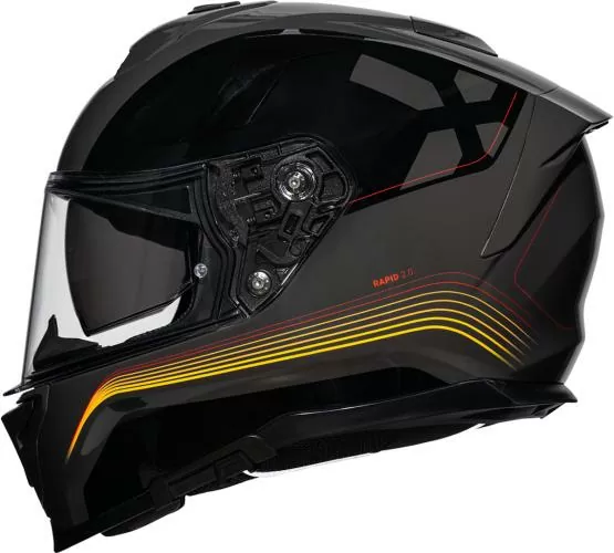 iXS Rapid 2.0 Graphic Integralhelm - schwarz-dunkelgrau