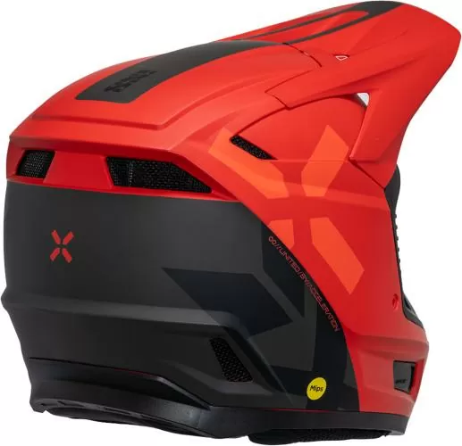 iXS Trigger MX 1.0 Graphic MIPS Full Face Helmet - red matt-black