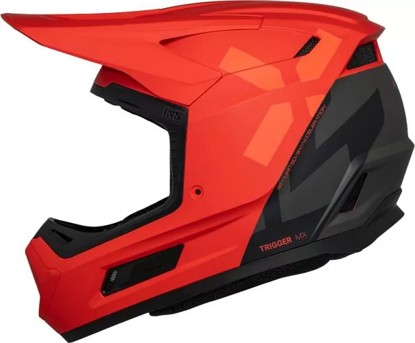 iXS Trigger MX 1.0 Graphic MIPS Full Face Helmet - red matt-black