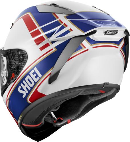 Preview: SHOEI Integralhelm X-Spirit Pro Gardner TC-2 - weiss-blau-rot