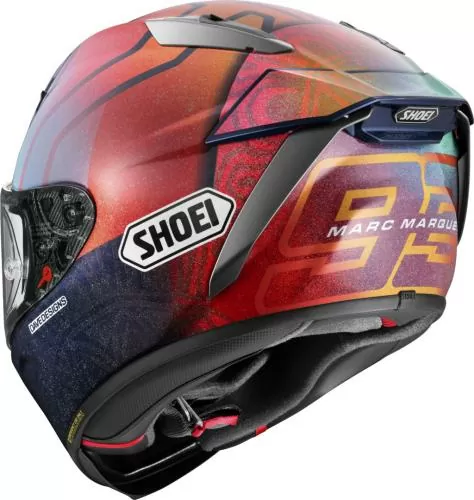 SHOEI Integralhelm X-Spirit Pro Marquez Holi TC-1 - rot-blau