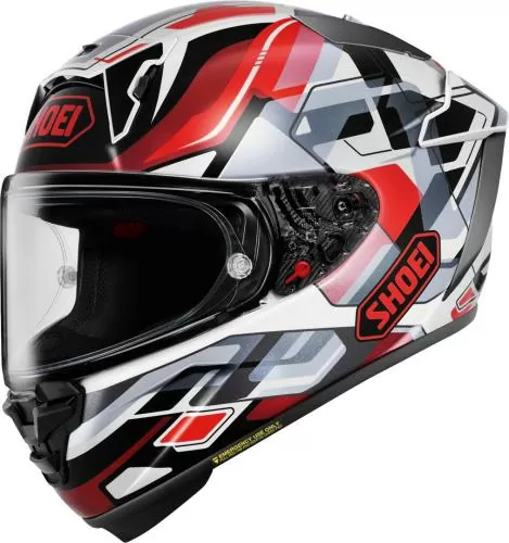SHOEI Full-face helmet X-Spirit Pro 2 XS01 TC-1 - white-red-black
