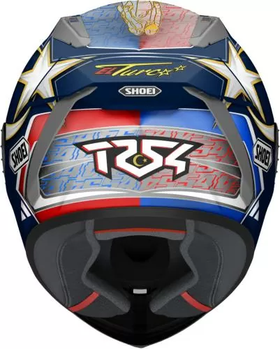 SHOEI Full-face helmet X-Spirit Pro Toprak - blue-red-white