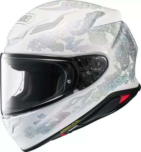 SHOEI Integralhelm NXR2 Fearless TC-6 - weiss-silber