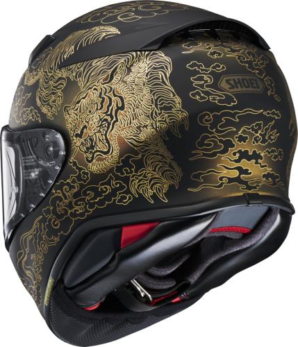 Preview: SHOEI Integralhelm NXR2 Fearless TC-5, matt - schwarz-gold