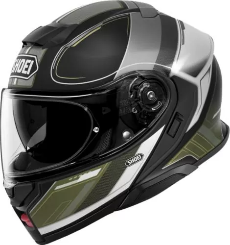 SHOEI Klapphelm Neotec 3 Sharpen TC-11 - matt olive-schwarz-weiss