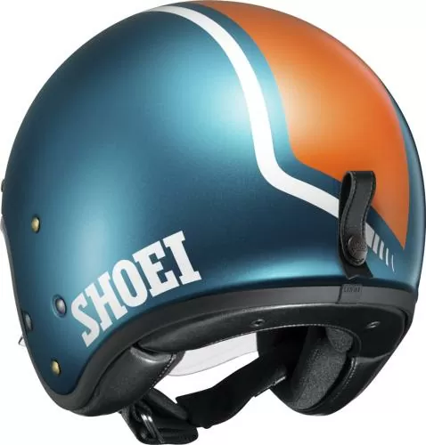 SHOEI Jethelm J-O 2 Aventure TC-2 - blau-orange-weiss