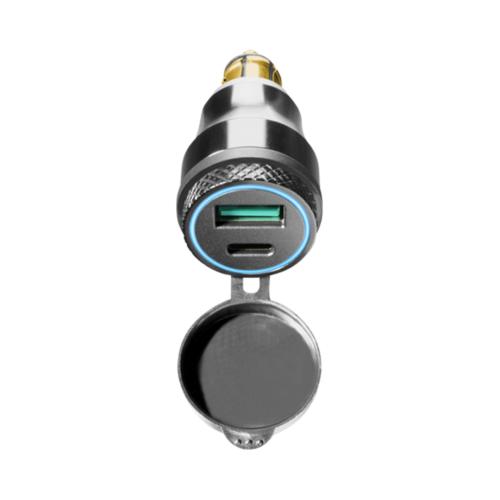 Preview: Interphone USB + Typ C Adapter für DIN-Steckdose