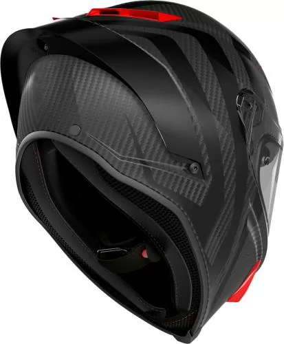 AGV Integralhelm Pista GP RR Intrepido - matt carbon schwarz-rot