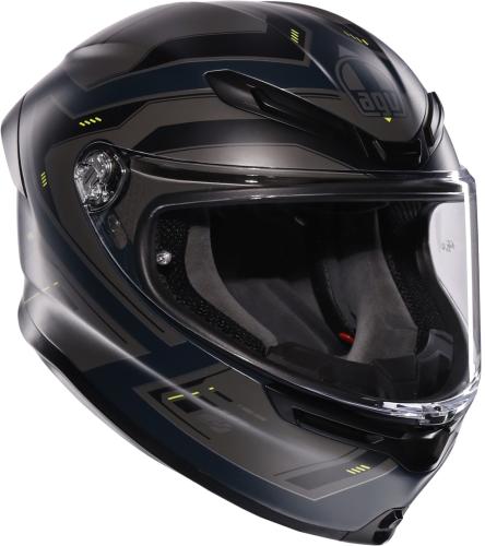 Preview: AGV Full Face Helmet K6 S Enhance - matt grey-fluo yellow