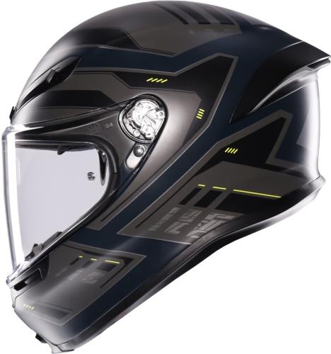 Preview: AGV Full Face Helmet K6 S Enhance - matt grey-fluo yellow