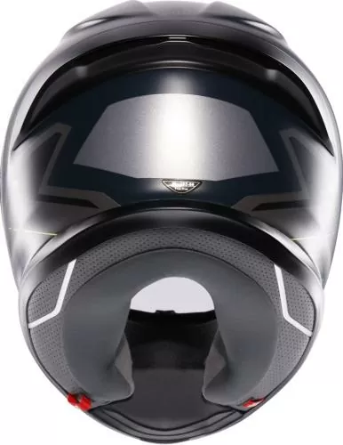 AGV Full Face Helmet K6 S Enhance - matt grey-fluo yellow