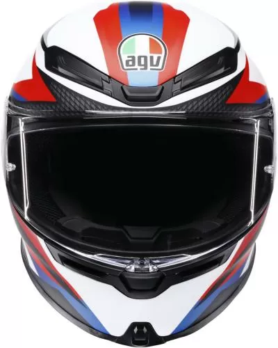 AGV Full Face Helmet K6 S Timewarp - matt black red blue