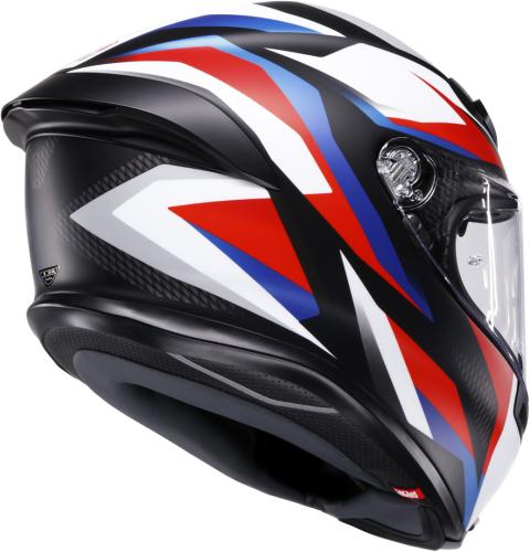 AGV Full Face Helmet K6 S Timewarp - matt black red blue