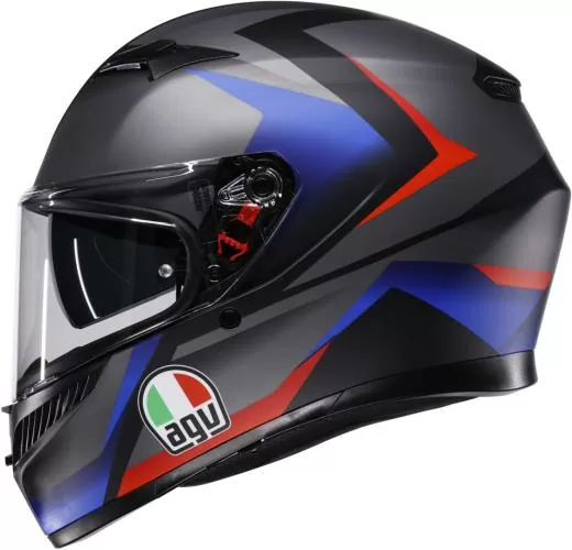 AGV Full-face helmet K3 Striga - matt black blue red