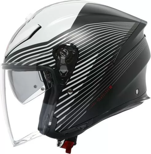 AGV Open Face Helmet K5 Evo Control - matt black-white