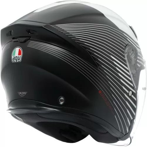 AGV Open Face Helmet K5 Evo Control - matt black-white