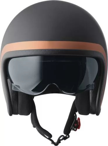 gms Ride Jet Helmet - matt black-bronze