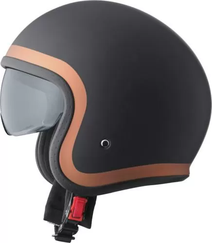 gms Ride Jet Helmet - matt black-bronze