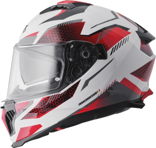 Preview: gms Integralhem Gelero - weiss-rot-grau