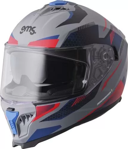 gms Integralhem Gelero - matt grau-blau-rot