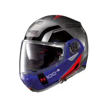 Nolan N100-5 Consistency N-Com #29 Flip-Up Helmet - carbon-blue-black
