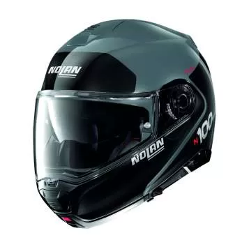 Nolan N100-5 P Distinctive N-COM #49 Flip-Up Helmet - grey-black