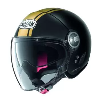 Nolan N21 Visor Dolce Vita #100 Open Face Helmet - gold matt-black