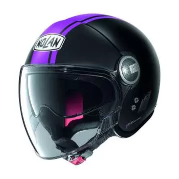Nolan N21 Visor Dolce Vita #103 Open Face Helmet - black matt-violet