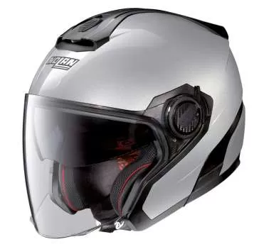 Nolan N40-5 Special N-Com #11 Open Face Helmet - silver
