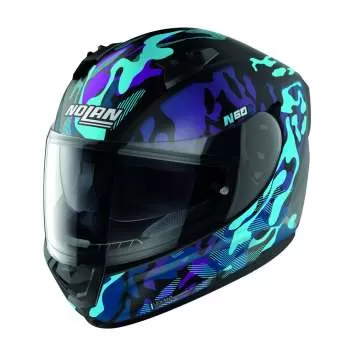 Nolan N60-6 Foxtrot #35 Full Face Helmet - blue-pink-black