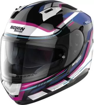 Nolan N60-6 Lancer #65 Full Face Helmet - black-pink-white