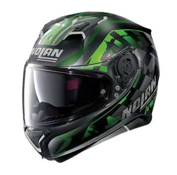 Nolan N87 Venator N-Com #92 Full Face Helmet - black matt-green