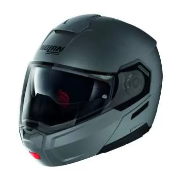Nolan N90-3 Classic N-Com #2 Flip-Up Helmet - grey matt