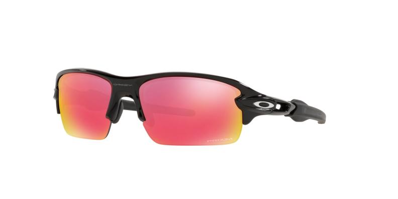 Preview: Oakley Kinder Sonnenbrille Flak XS - polished black, prizm field